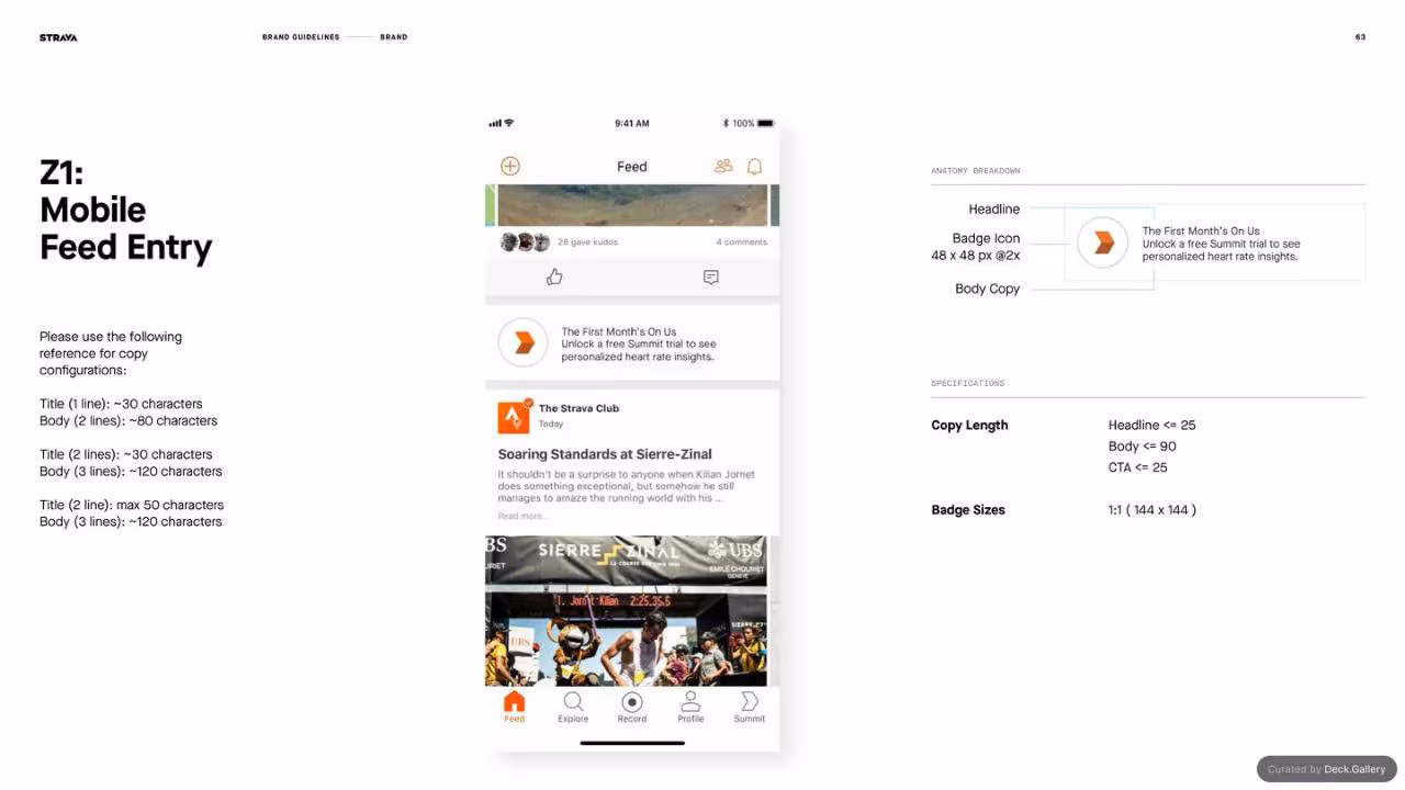 Strava Brand Guidelines 2021, slide 63
