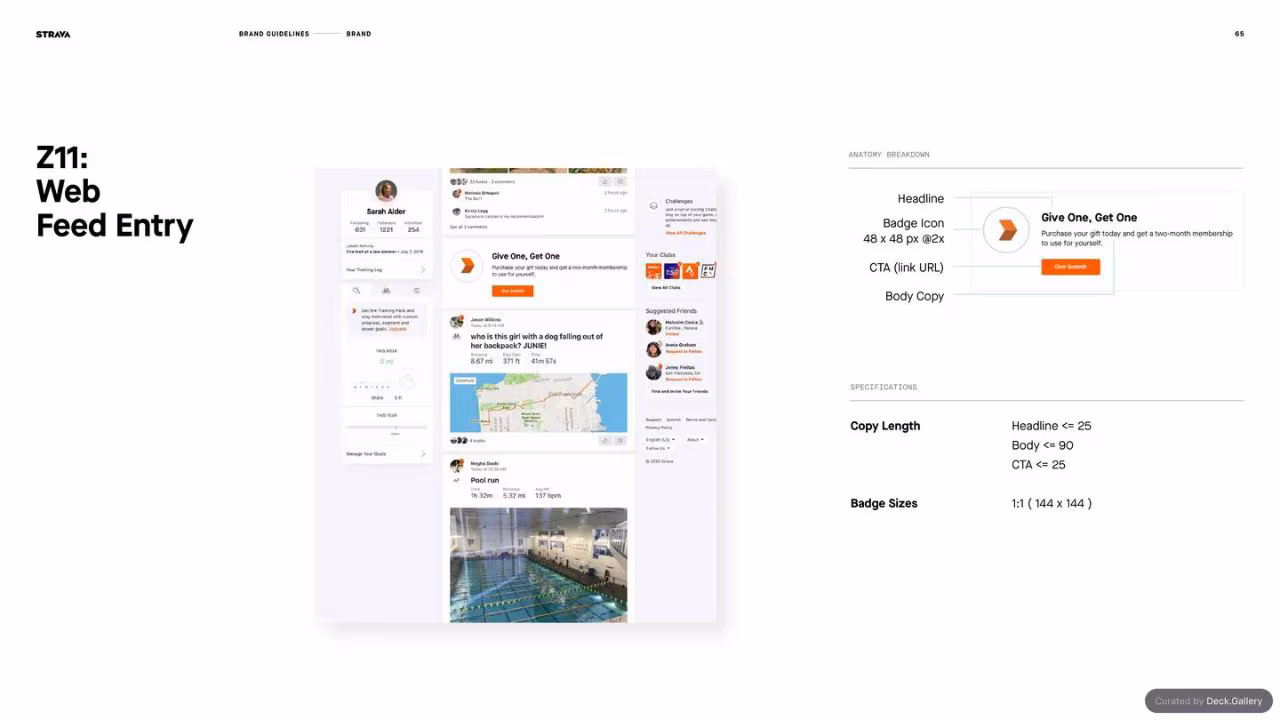 Strava Brand Guidelines 2021, slide 65