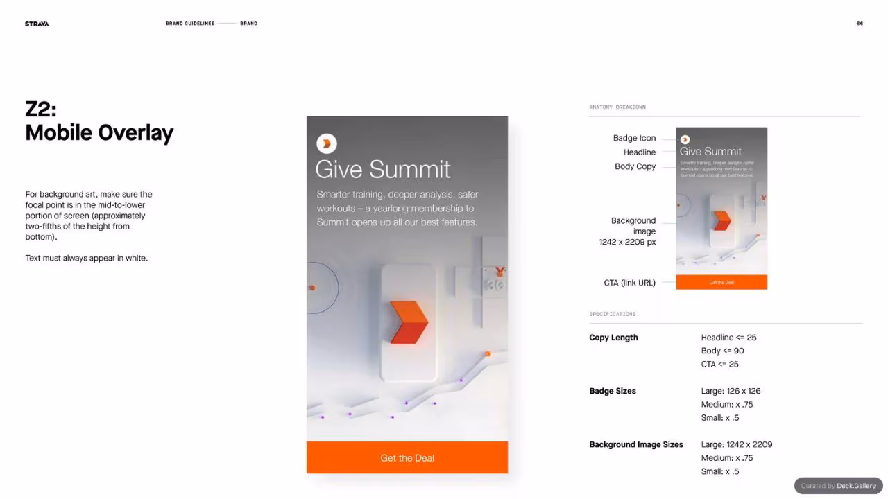 Strava Brand Guidelines 2021, slide 66