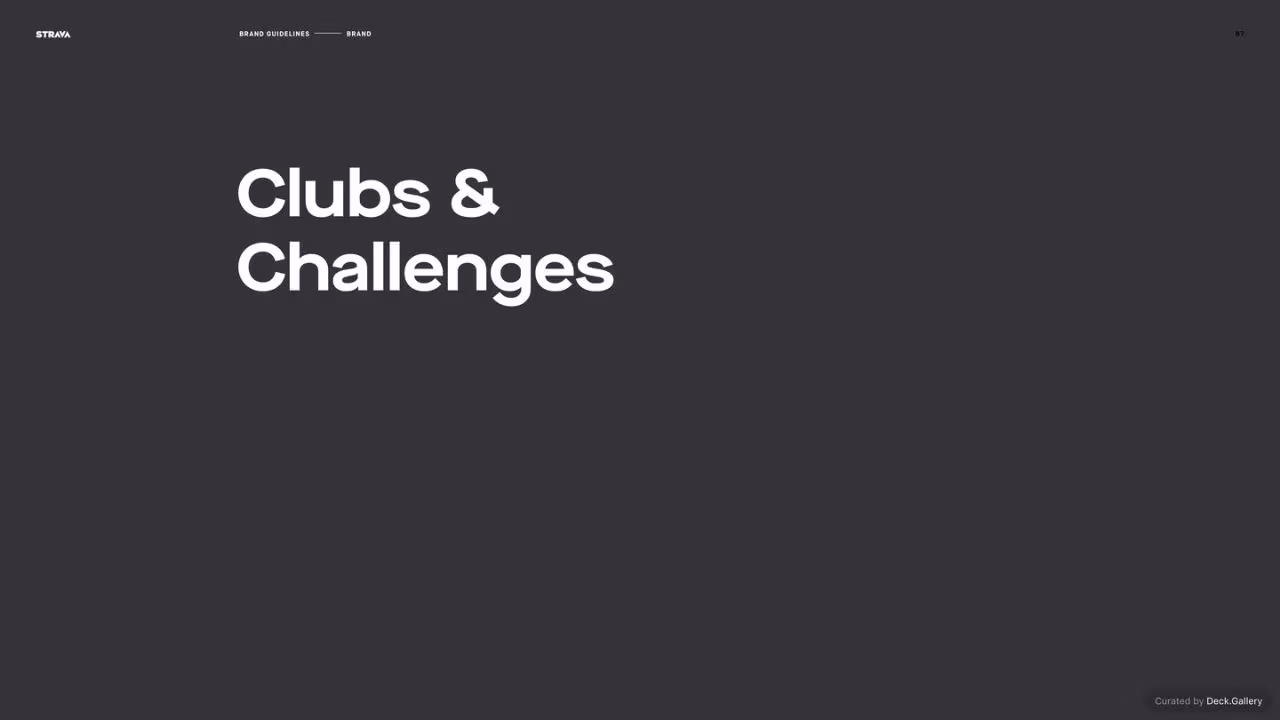 Strava Brand Guidelines 2021, slide 67