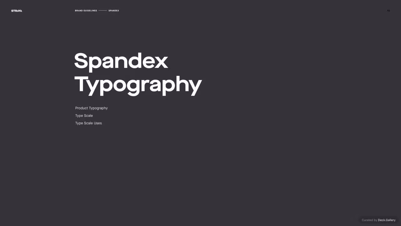 Strava Brand Guidelines 2021, slide 72