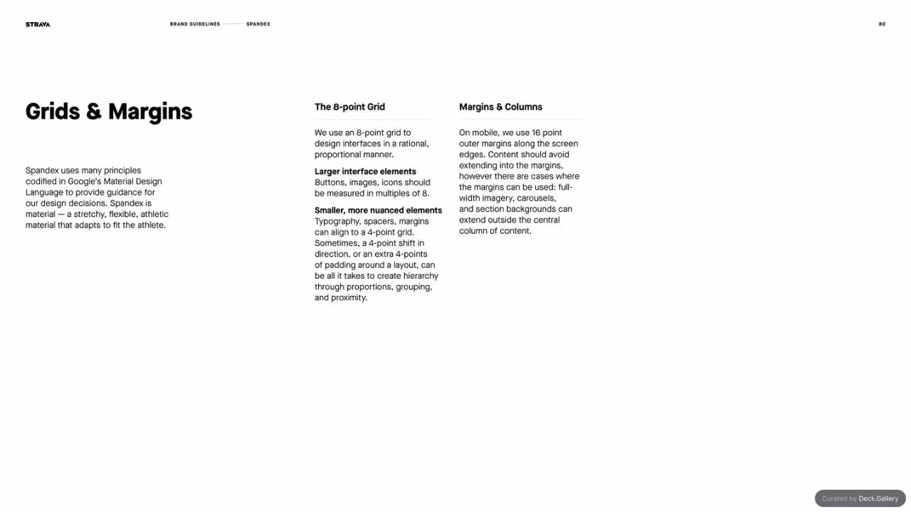 Strava Brand Guidelines 2021, slide 80