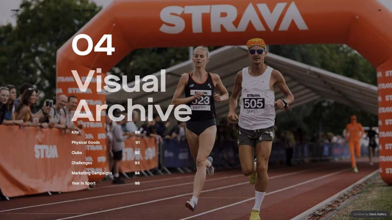 Strava Brand Guidelines 2021, slide 88