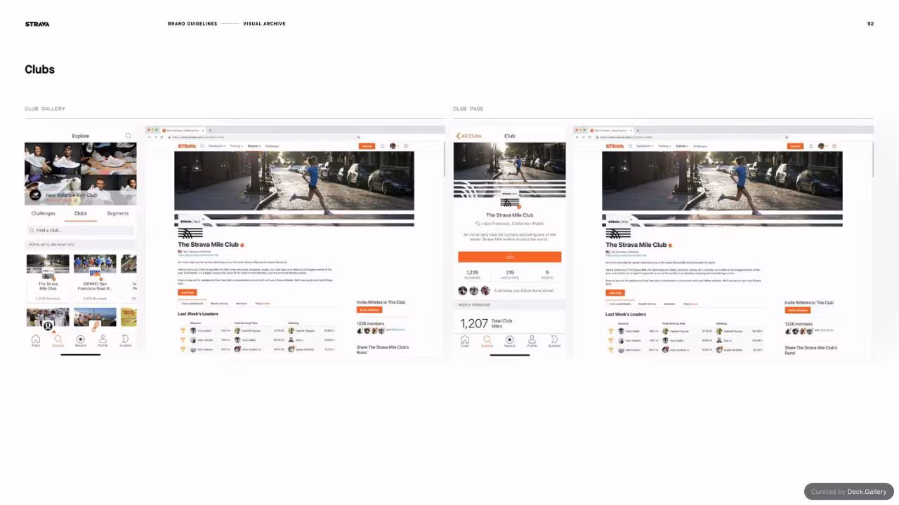 Strava Brand Guidelines 2021, slide 92