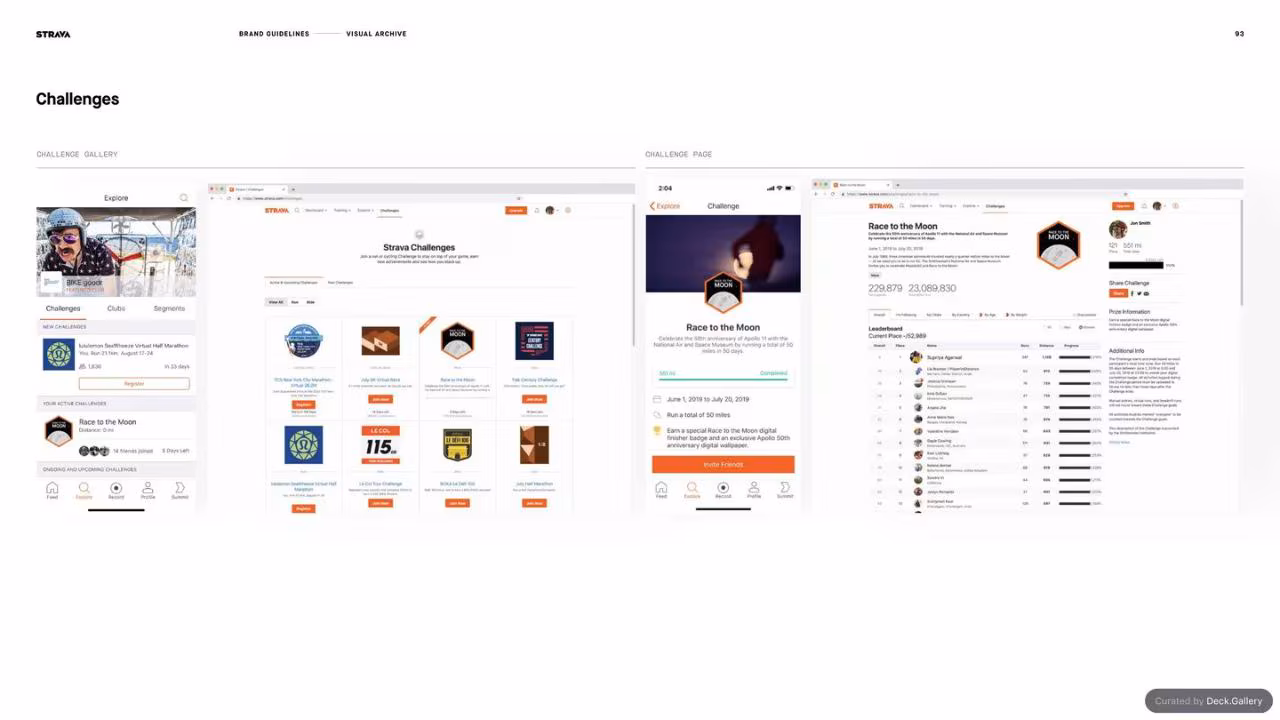 Strava Brand Guidelines 2021, slide 93