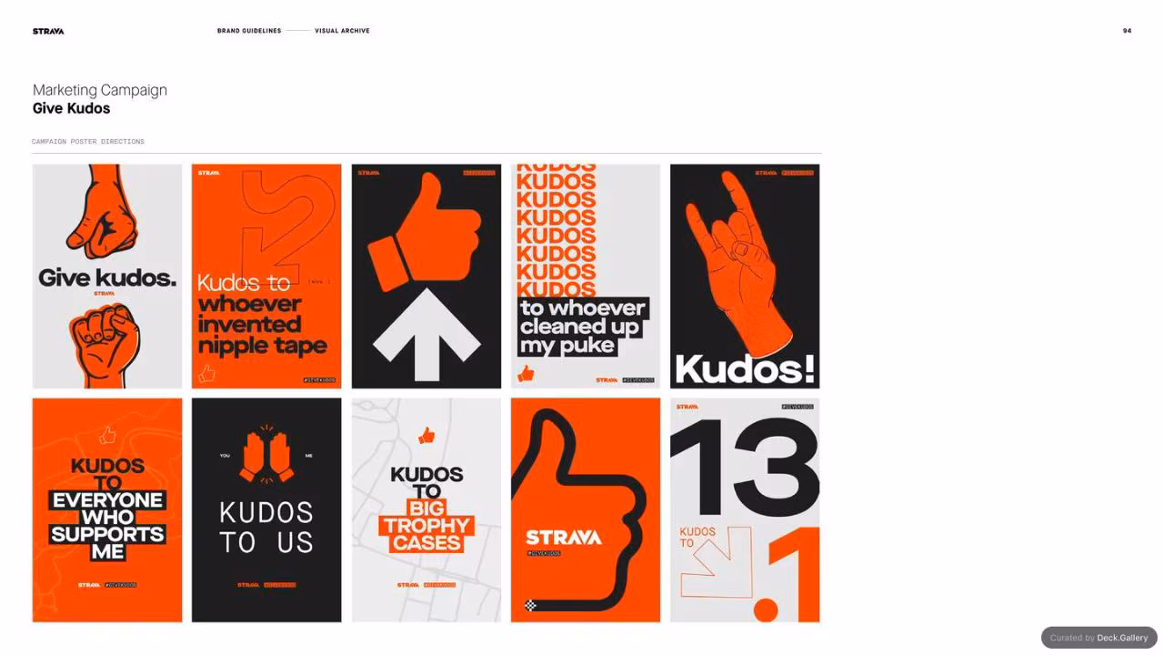 Strava Brand Guidelines 2021, slide 94