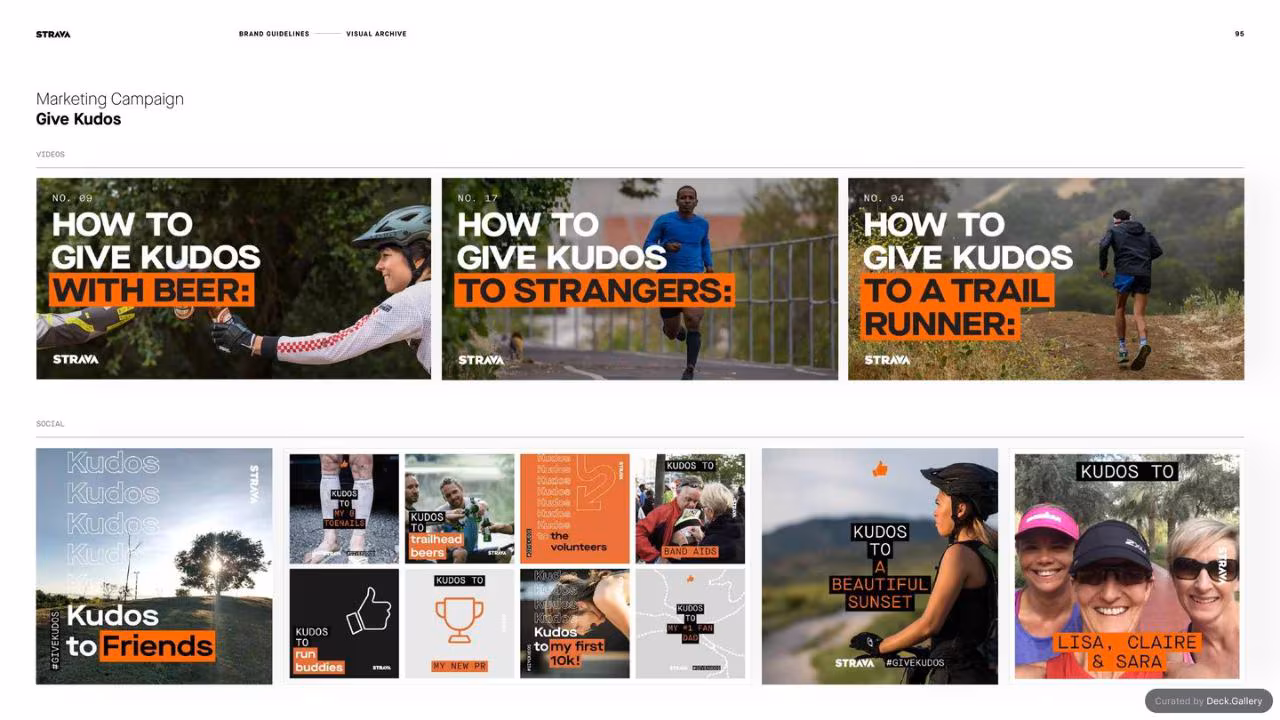 Strava Brand Guidelines 2021, slide 95