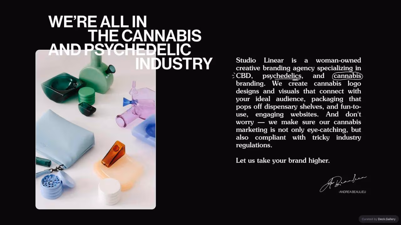 Studio Linear Packages & Pricing, slide 2
