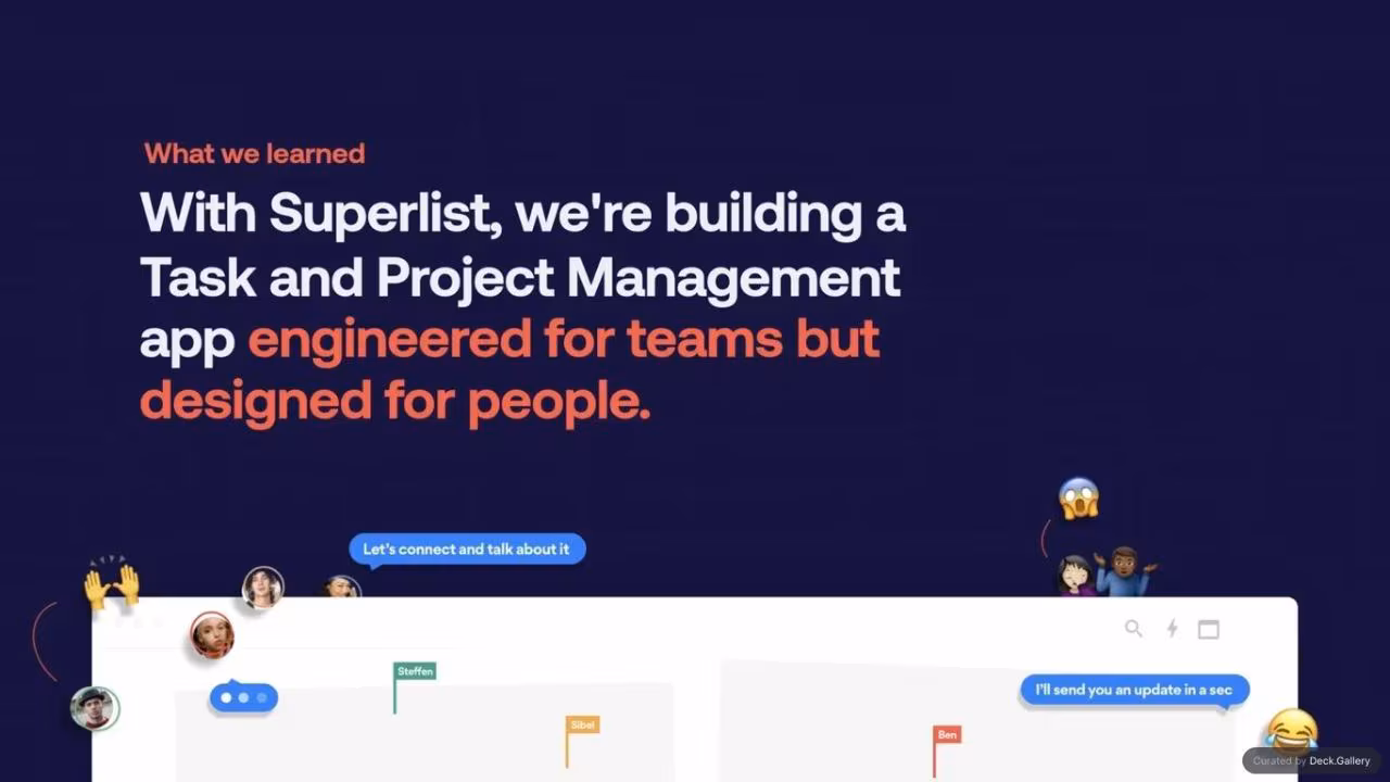 Superlist Pitch Deck 2023, slide 7