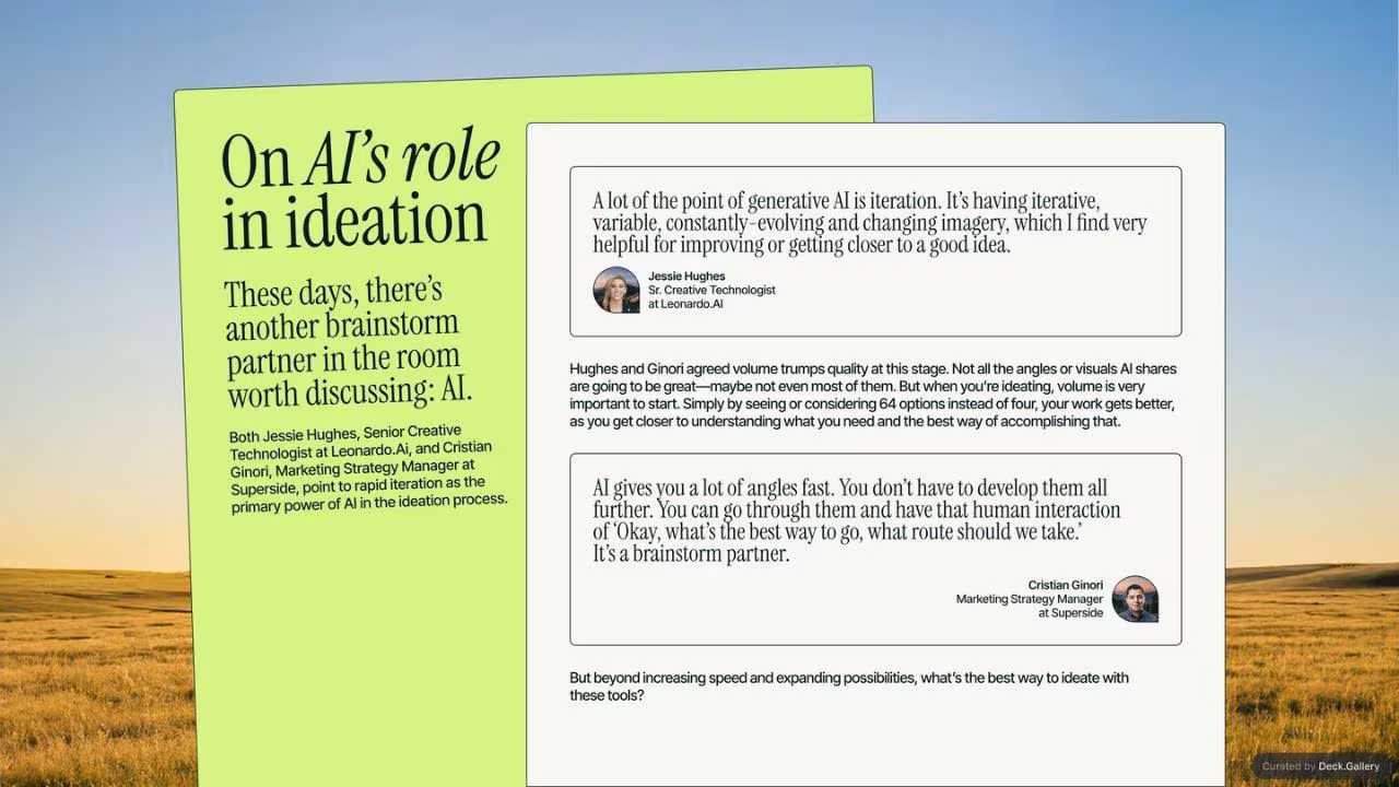 Inside GREAT Creative Partnerships: Superside 2025, slide 14