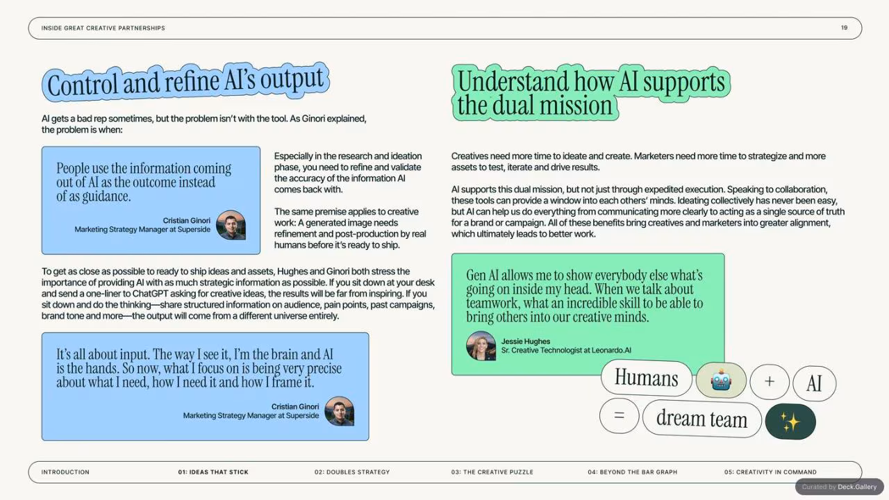 Inside GREAT Creative Partnerships: Superside 2025, slide 19