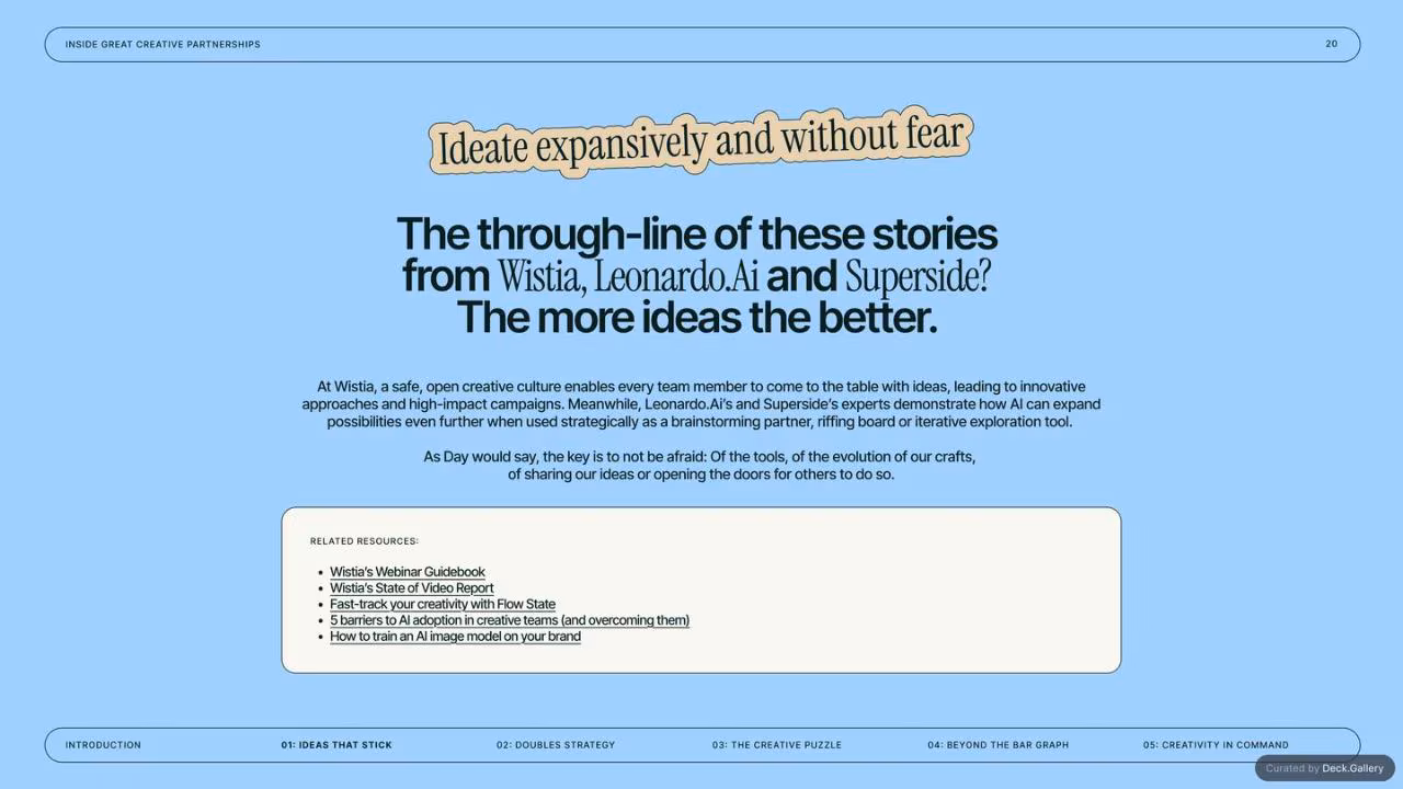 Inside GREAT Creative Partnerships: Superside 2025, page 20