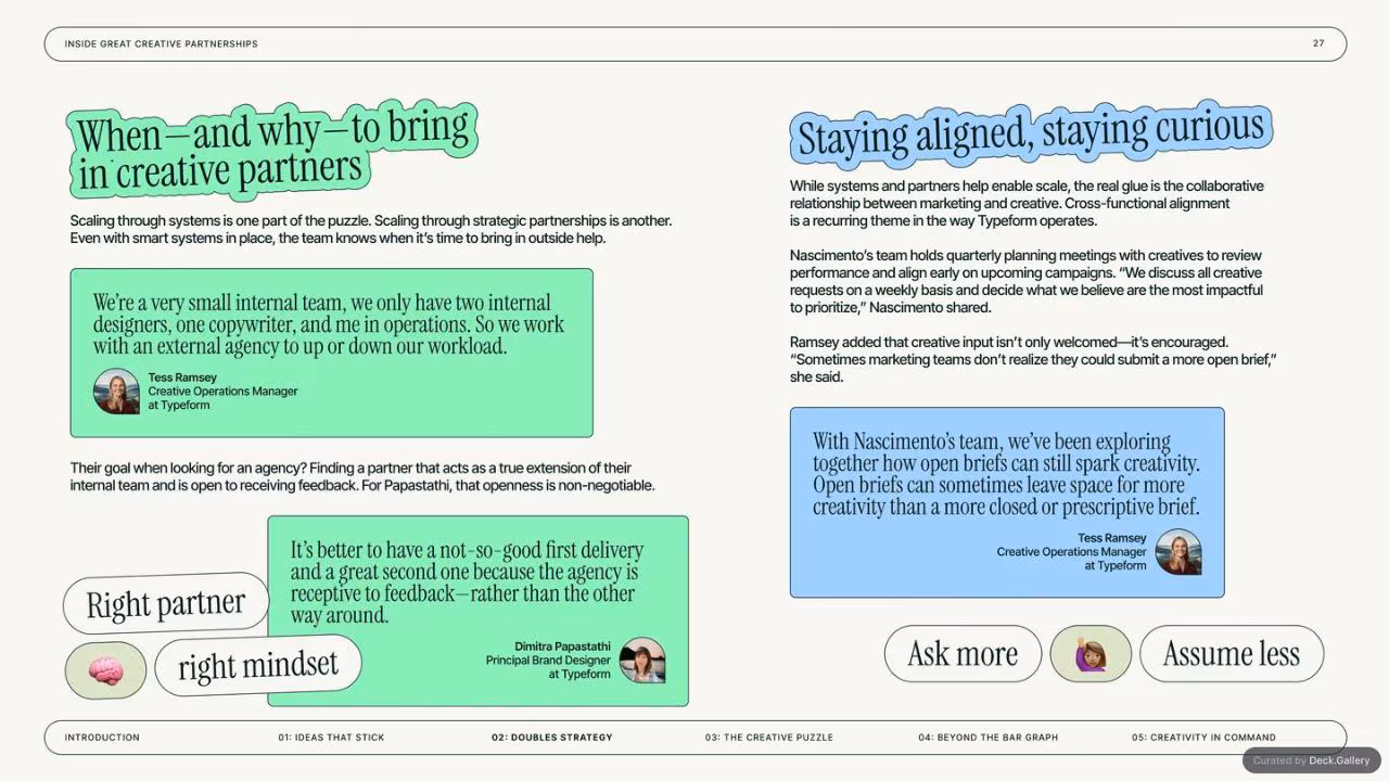 Inside GREAT Creative Partnerships: Superside 2025, slide 27