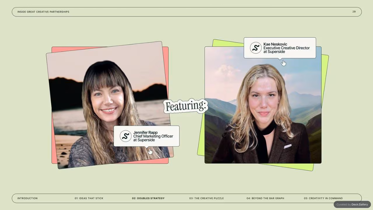 Inside GREAT Creative Partnerships: Superside 2025, slide 29