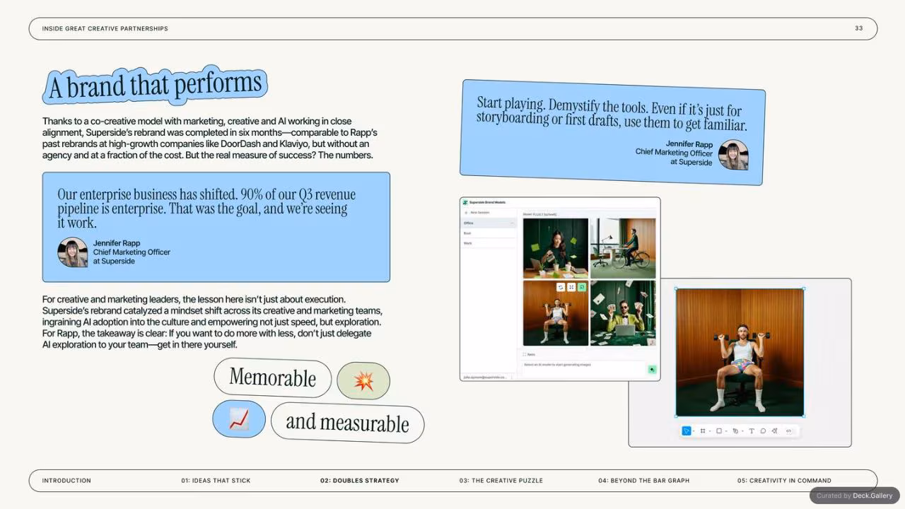 Inside GREAT Creative Partnerships: Superside 2025, slide 33