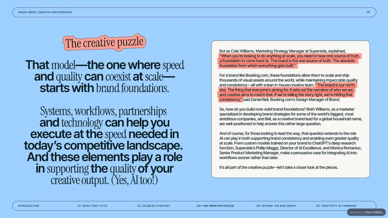 Inside GREAT Creative Partnerships: Superside 2025, slide 36