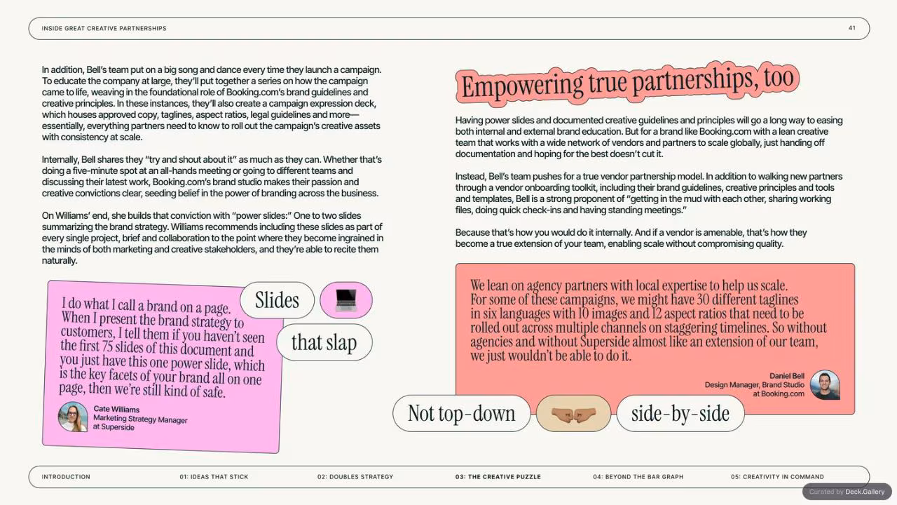 Inside GREAT Creative Partnerships: Superside 2025, slide 41