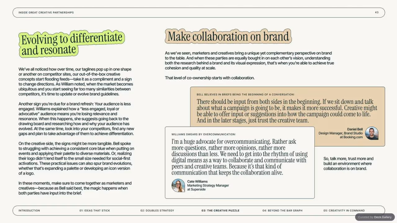 Inside GREAT Creative Partnerships: Superside 2025, slide 43