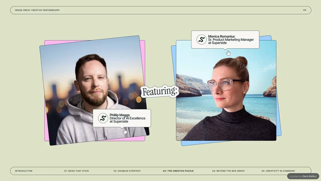 Inside GREAT Creative Partnerships: Superside 2025, slide 44