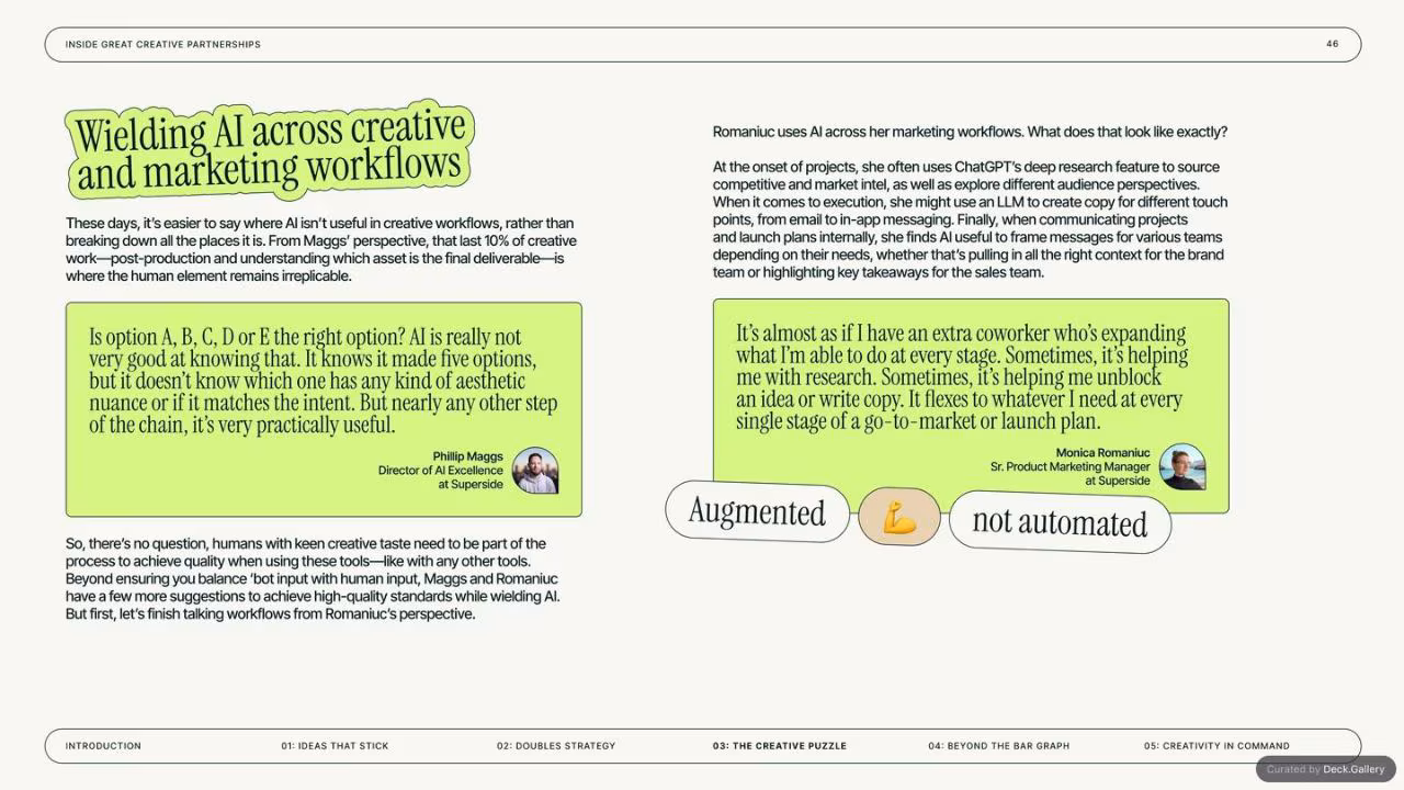 Inside GREAT Creative Partnerships: Superside 2025, slide 46