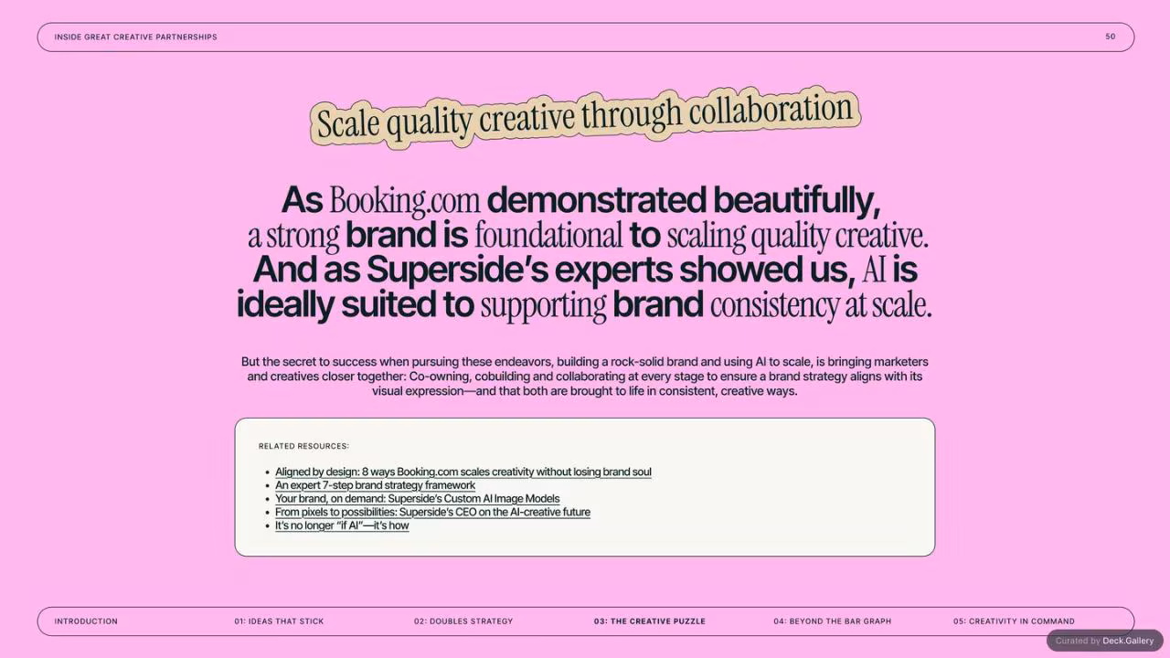 Inside GREAT Creative Partnerships: Superside 2025, slide 50
