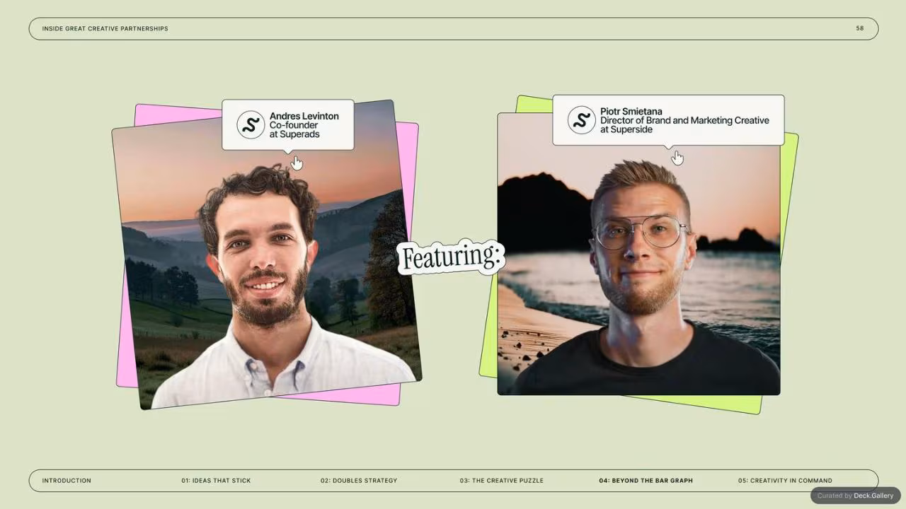 Inside GREAT Creative Partnerships: Superside 2025, slide 58