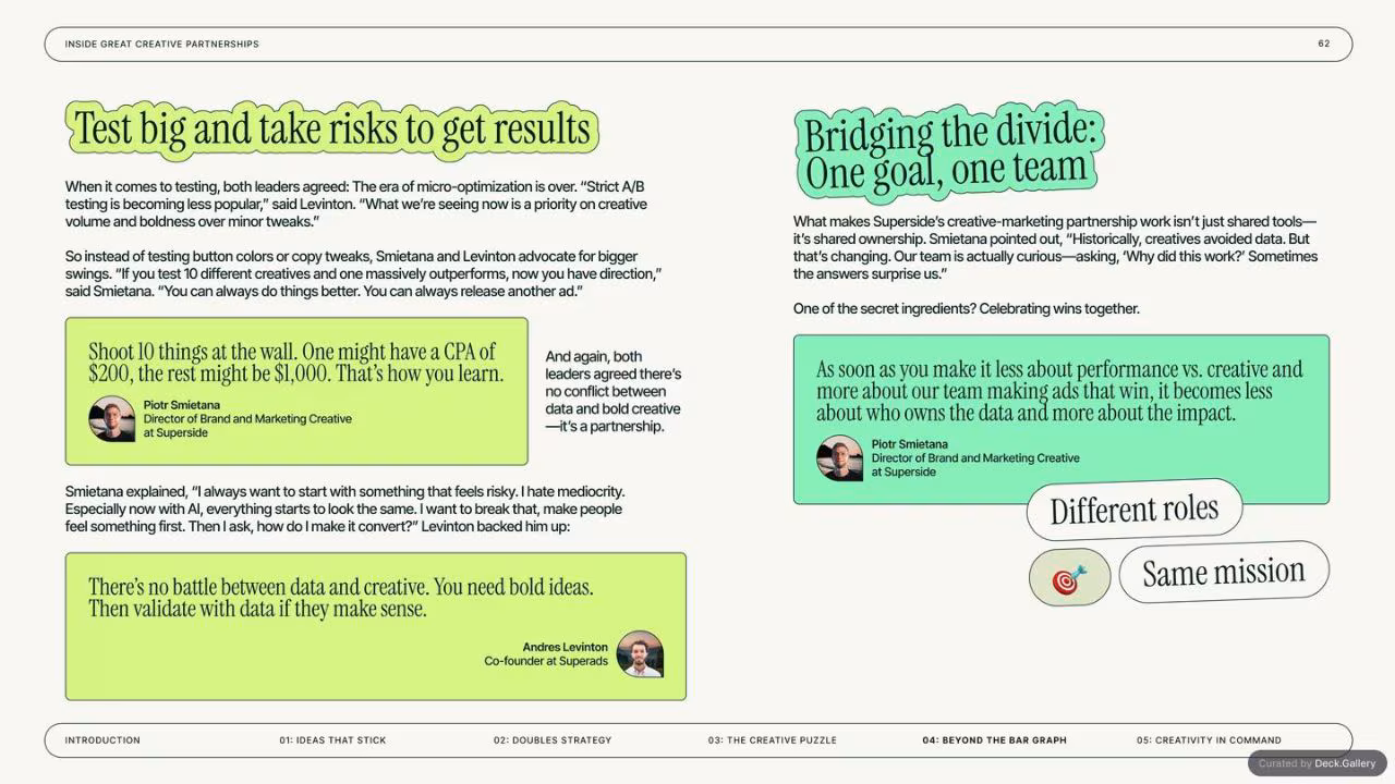 Inside GREAT Creative Partnerships: Superside 2025, slide 62