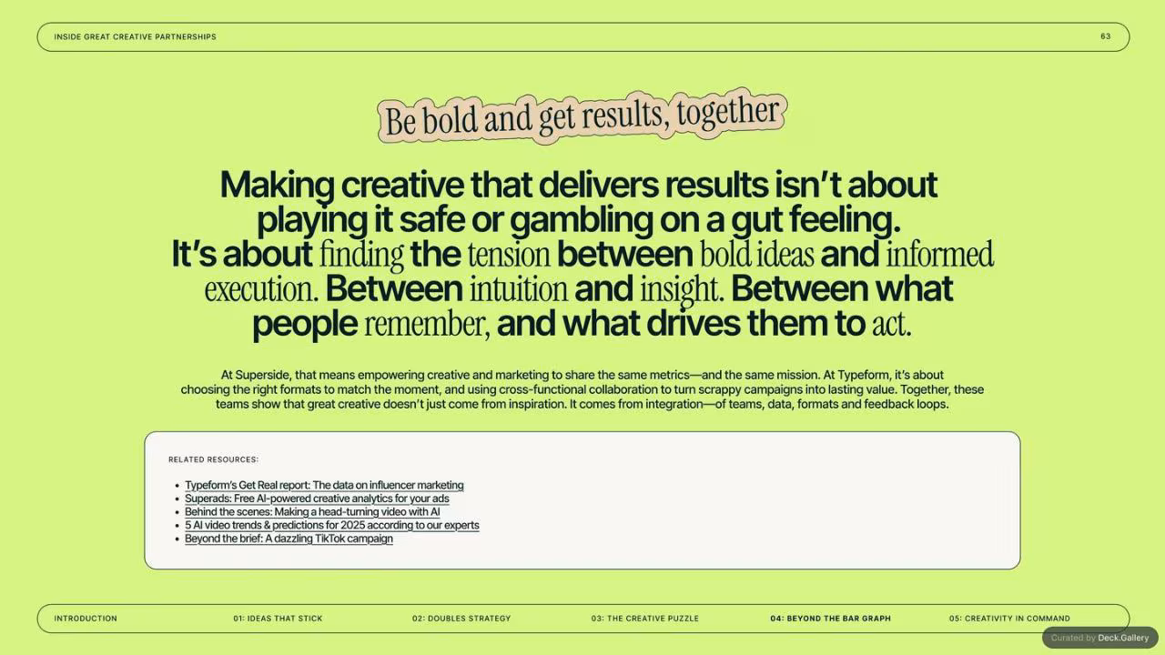Inside GREAT Creative Partnerships: Superside 2025, slide 63