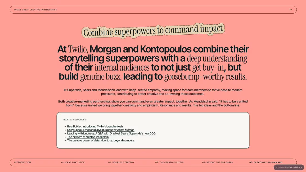 Inside GREAT Creative Partnerships: Superside 2025, slide 79