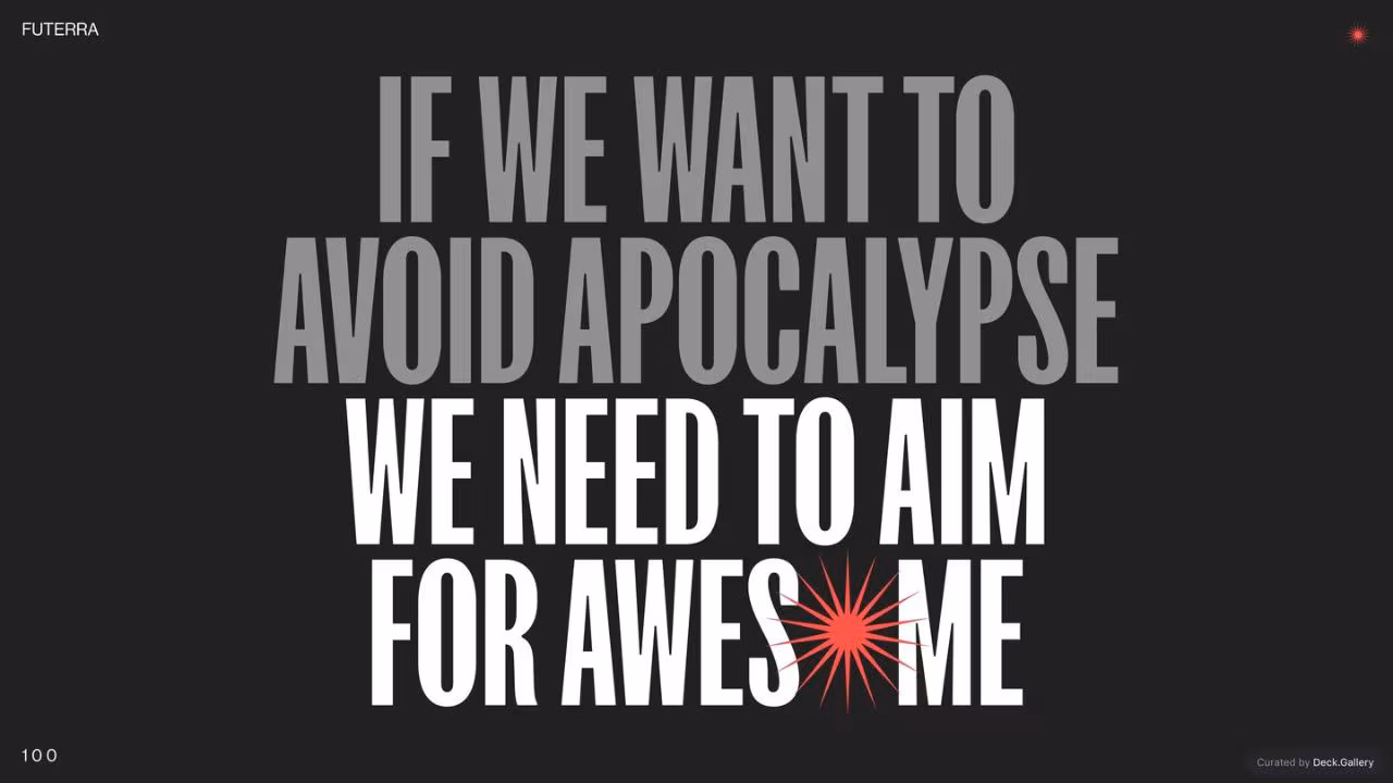 Futerra: The Awesome Anthropocene Goals, slide 100