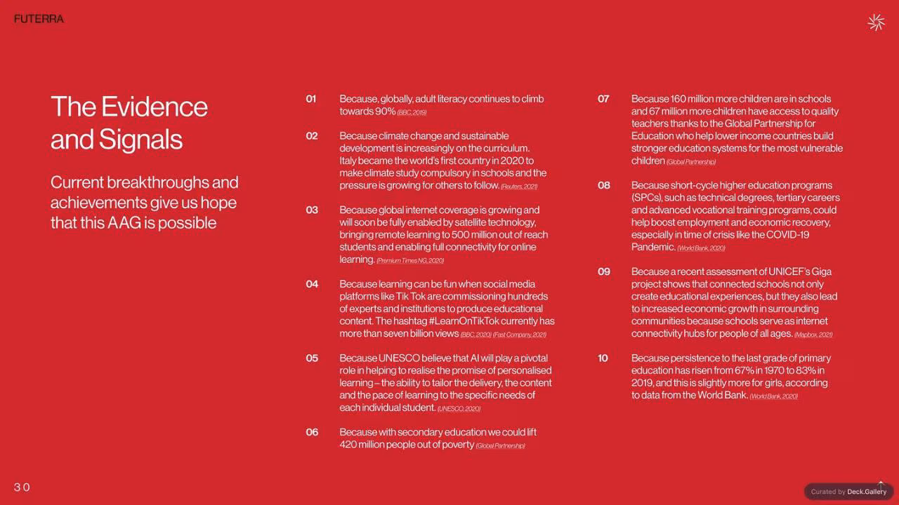 Futerra: The Awesome Anthropocene Goals, slide 30