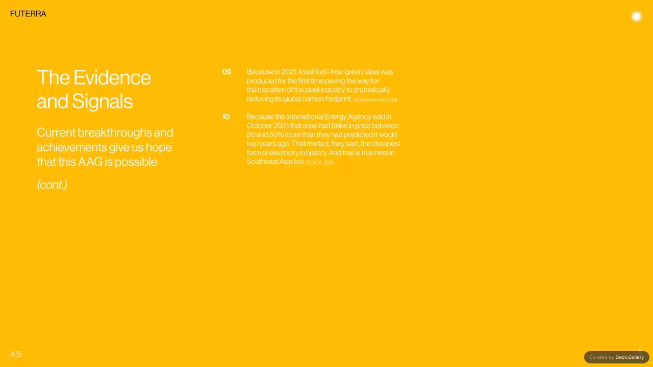 Futerra: The Awesome Anthropocene Goals, slide 45