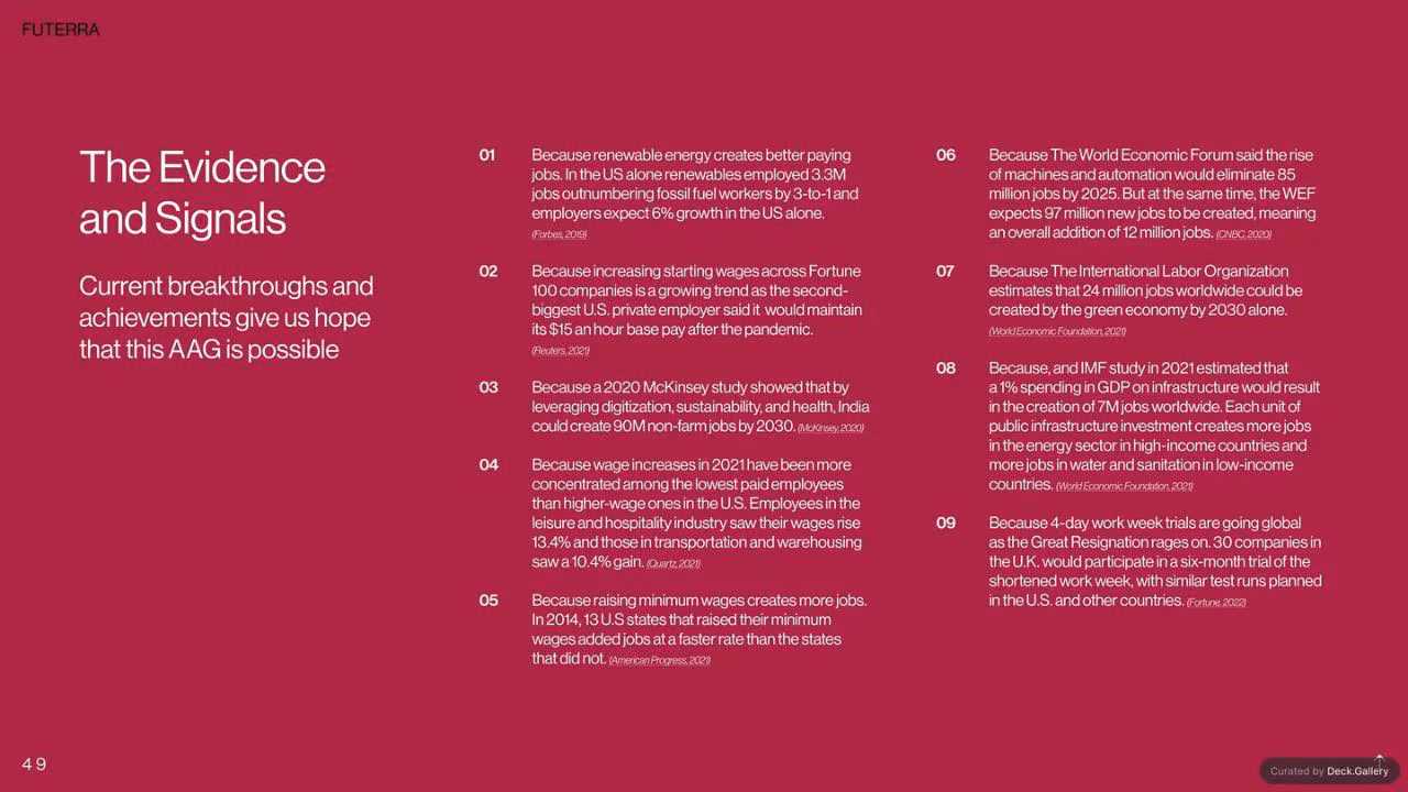 Futerra: The Awesome Anthropocene Goals, slide 49