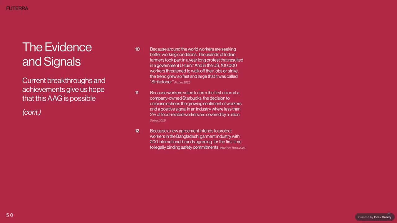 Futerra: The Awesome Anthropocene Goals, slide 50