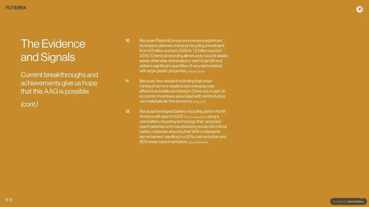 Futerra: The Awesome Anthropocene Goals, slide 69