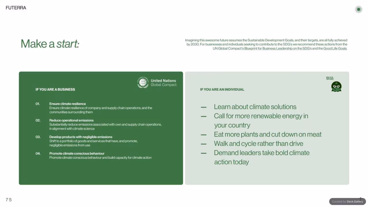 Futerra: The Awesome Anthropocene Goals, slide 75