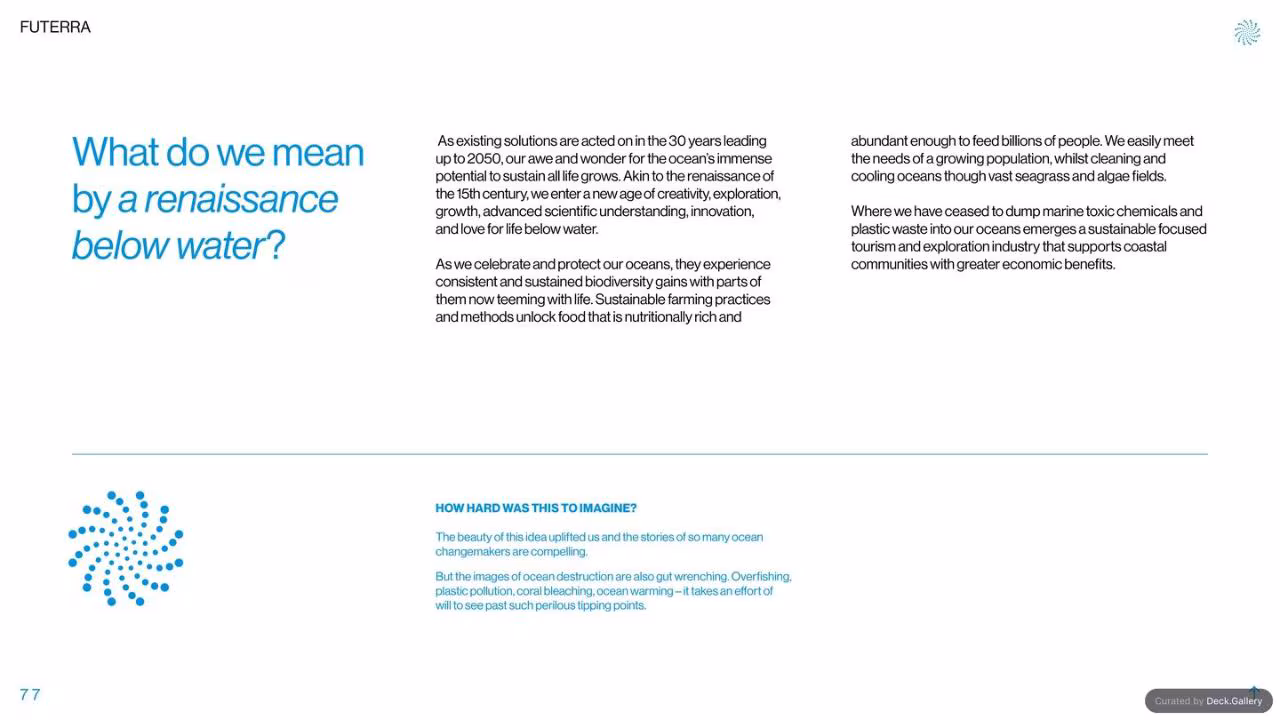 Futerra: The Awesome Anthropocene Goals, slide 77