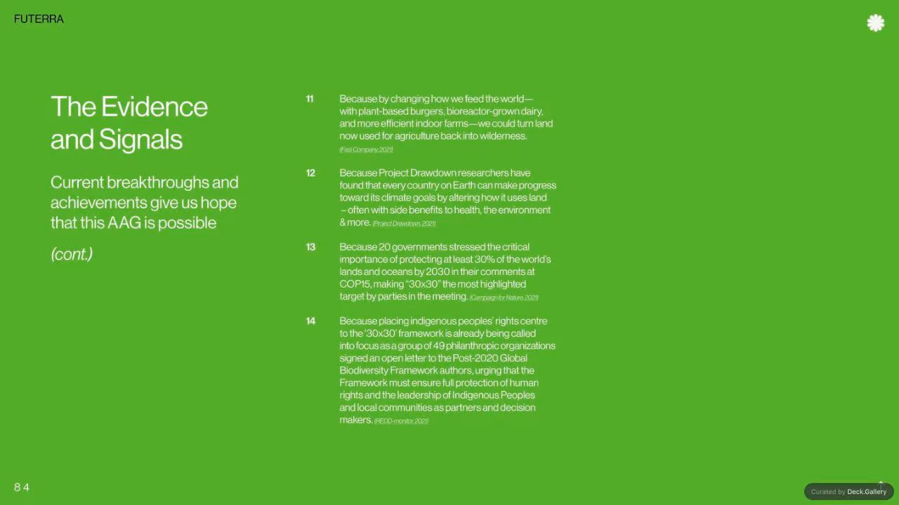 Futerra: The Awesome Anthropocene Goals, slide 84