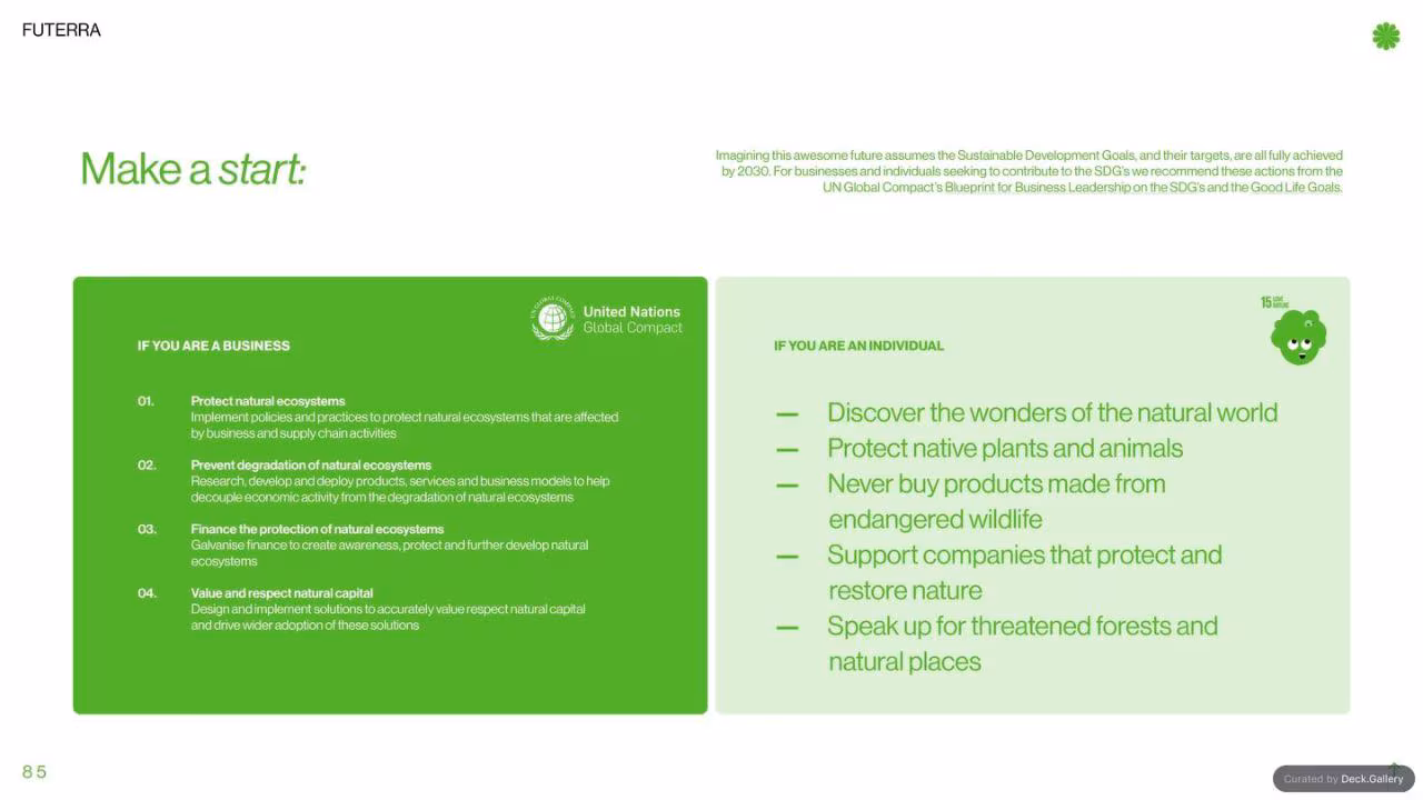 Futerra: The Awesome Anthropocene Goals, slide 85