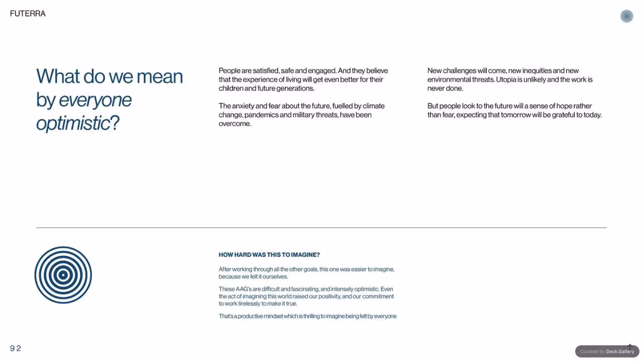 Futerra: The Awesome Anthropocene Goals, slide 92