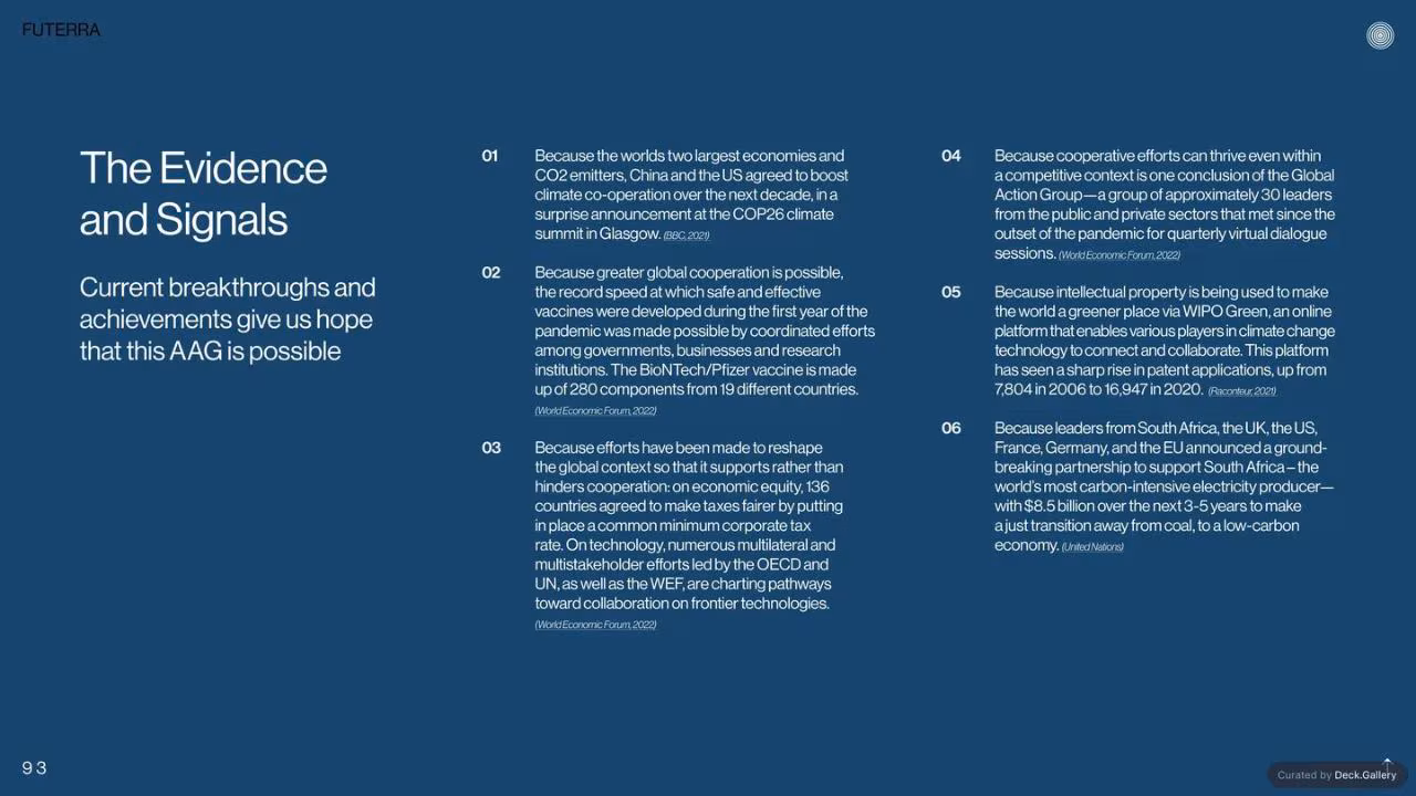 Futerra: The Awesome Anthropocene Goals, slide 93