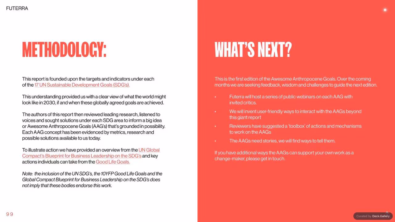 Futerra: The Awesome Anthropocene Goals, slide 99