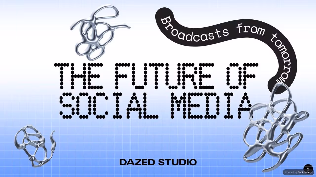 The Future of Social: Dazed Studio Research
