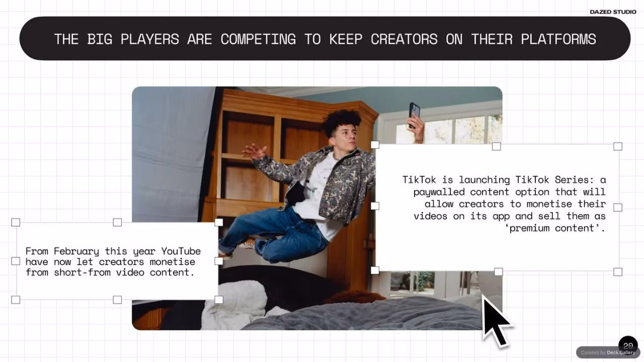 The Future of Social: Dazed Studio Research, slide 20
