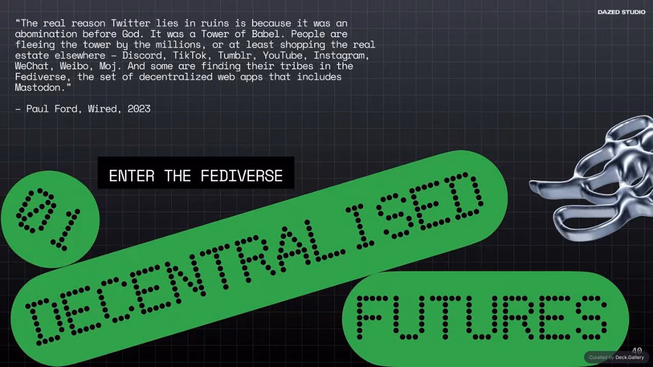 The Future of Social: Dazed Studio Research, slide 40