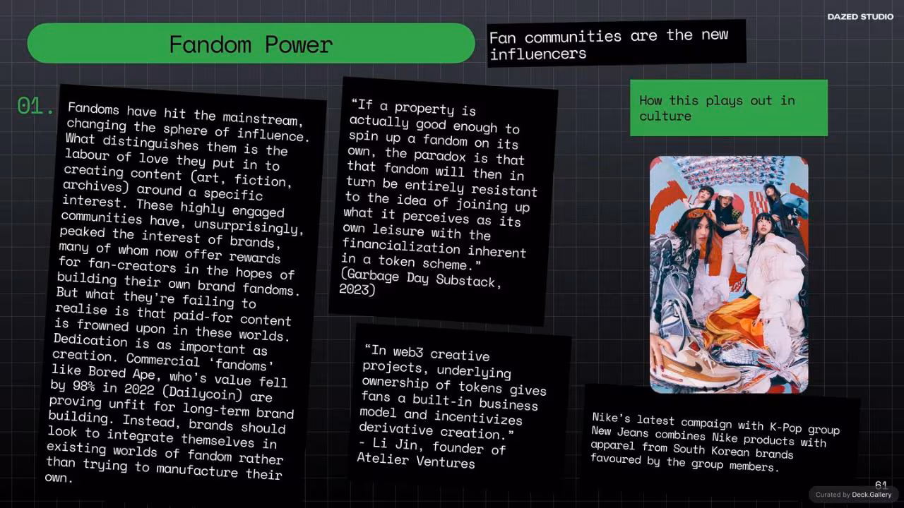 The Future of Social: Dazed Studio Research, slide 61