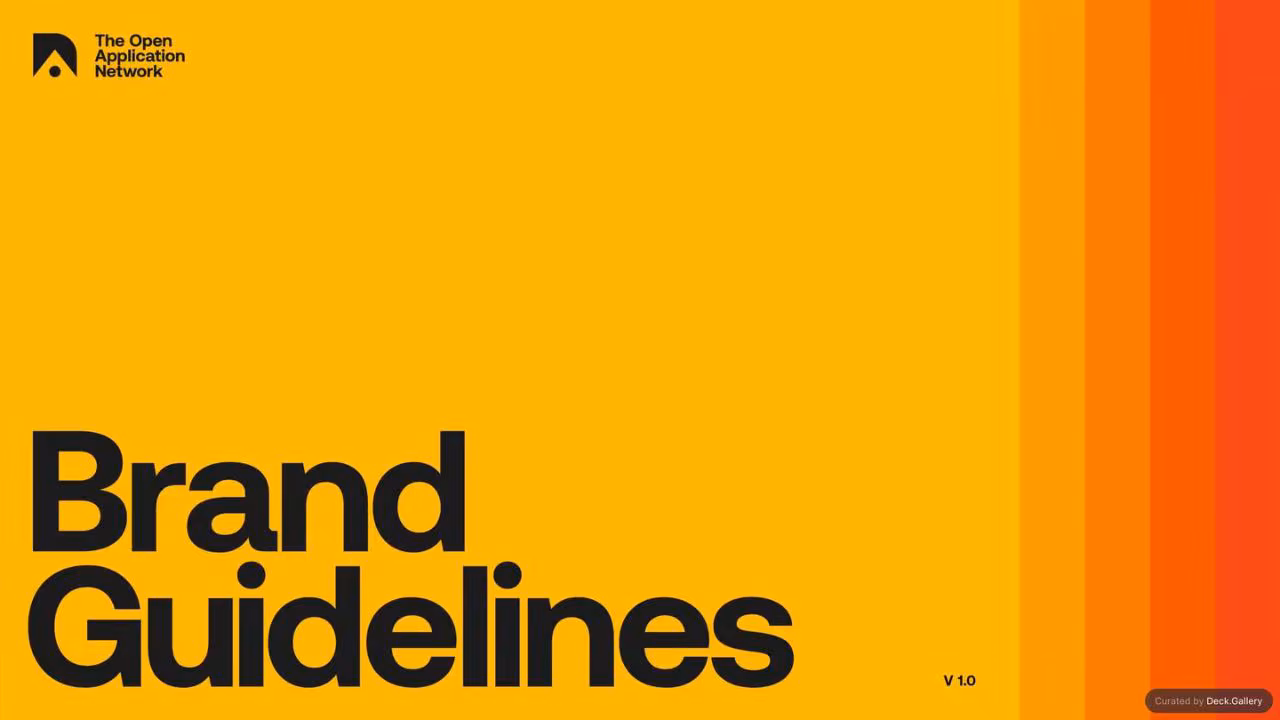 The Open Application Network Brand Guidelines