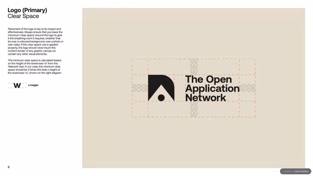 The Open Application Network Brand Guidelines, slide 7