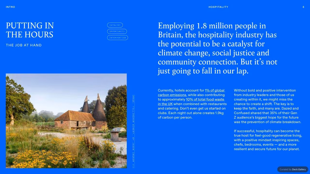 Land of Plenty: The Hospitality Edit, slide 8