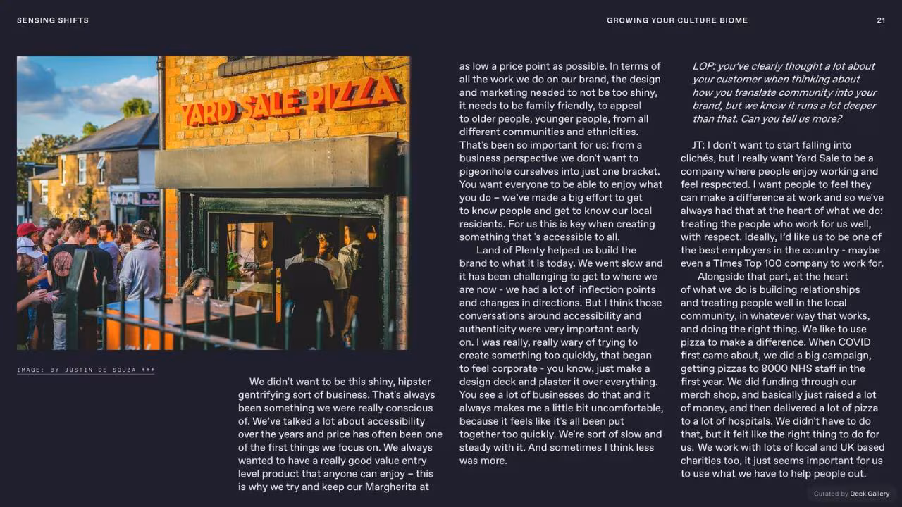 Land of Plenty: The Hospitality Edit, slide 24